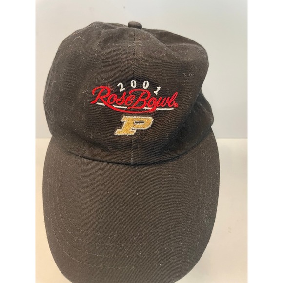 The Unbranded Brand Other - 2001 Rose Bowl Purdue Boilermakers Hat Cap Black Adjustable